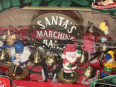 Mr. Christmas Santa's Marching Band Brass Bells Playing 35 Carols