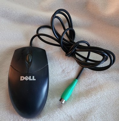 Vintage Logitec DELL 2-scroll-wheel wired ball mouse Model M-S69  DP/N 0W1668
