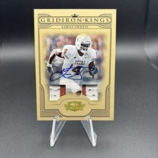Donruss Gridiron Kings Limas Sweed RC 2008 parche automático de 2 colores SN/15 Texas