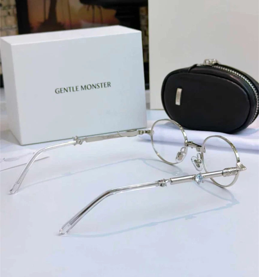 Gentle Monster Pocket Collection Pico 02 Oval sunglasses Silver