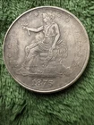 1875-S Trade Dollar $1 Silver Seated Liberty - 420 Grains 900 Fine - Circulated