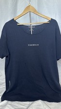 YoungLA x JERDANI Model #447 YLA2227 Navy Logo Cotton Crew Neck T-Shirt Men’s M