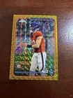 2024 Topps Chrome - Rookies Bo Nix #206 Gold Geometric Refractor /50 (RC)