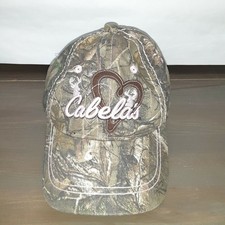 Cabellas Youth Girl Real Tree With Pink Embroidery Baseball Cap