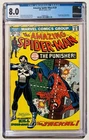 AMAZING SPIDER-MAN #129 CGC 8.0 OWW 1974 1ST APPEARANCE PUNISHER FRANK CASTLE