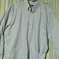 Van Heusen Regular Fit Easy Care Cotton Striped Dress Shirt 17 32/33 XL