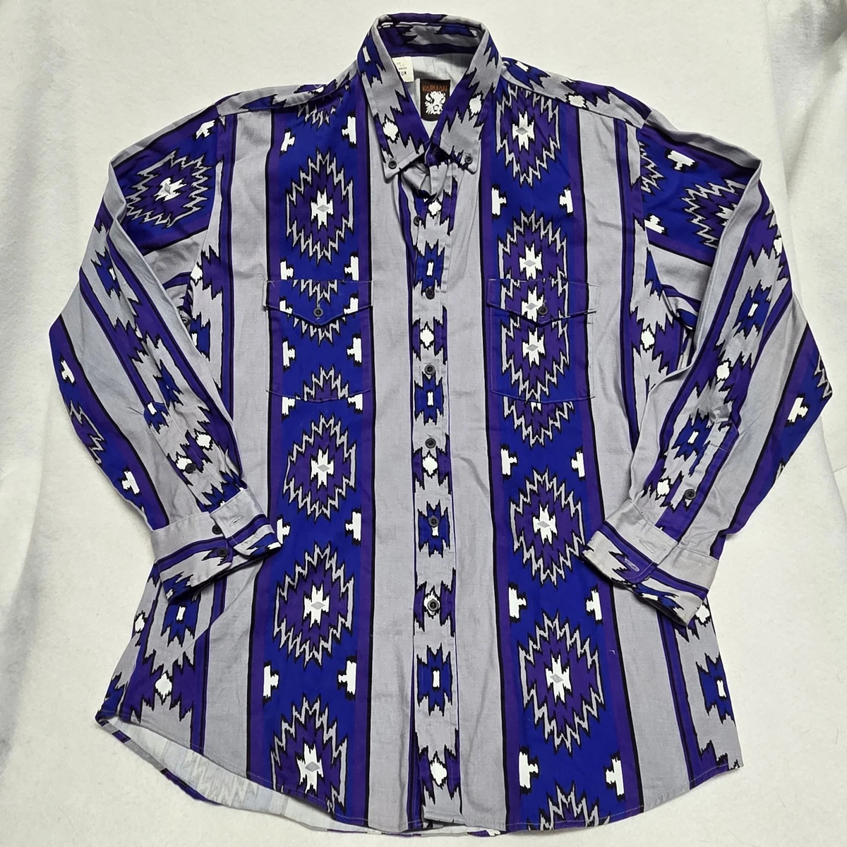 Karman Western Casual Button-Down Shirts for Men for sale | eBay