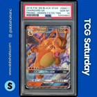 2016 POKEMON SM BLACK STAR PROMO HIDDEN FATES TINS #SM211 CHARIZARD GX PSA 10