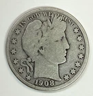 1908-D Barber Half Dollar