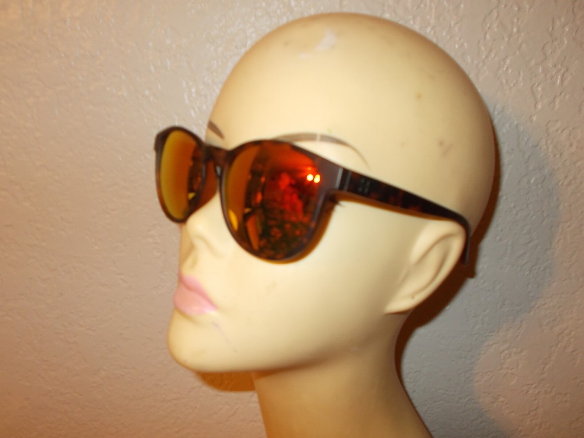 SunGod Sierras Matte Tortoise Red Gold Mirror Polarized Lenses Sunglasses