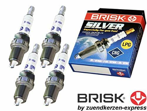 Brisk – Candele accensione Auto, Benzina Gpl, Cng, 4 Pezzi (d5O)