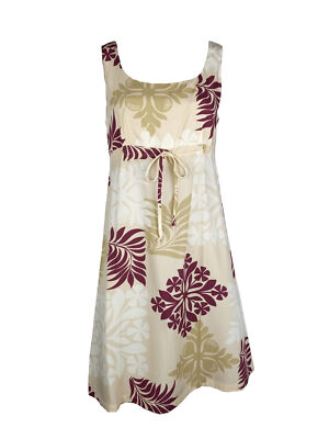 Heritage Hawaiian IV Women's Empire Tie Front Hawaiian Dress (Regular Fit)  | eBay