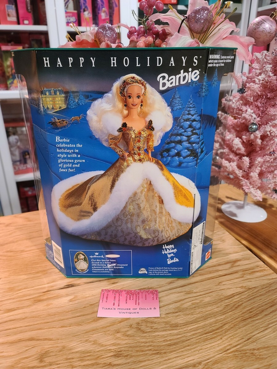 NEW! 1994 HAPPY HOLIDAYS BARBIE! MATTEL ERROR BOX! | eBay