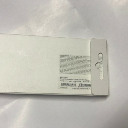 New in open box Original Apple Watch Sport loop Band 42mm 44mm 45MM Tahoe Blue - Picture 2 of 12