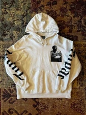 Wacko Maria 2Pac Heavy Weight Pullover Hooded Sweat Shirt Tupac White Size:L