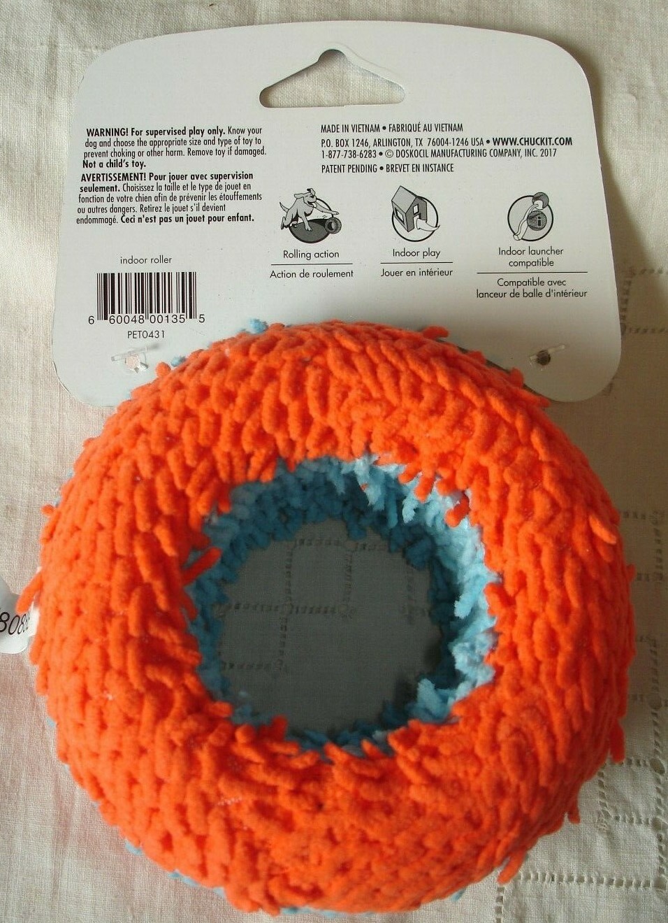 chuck it indoor roller