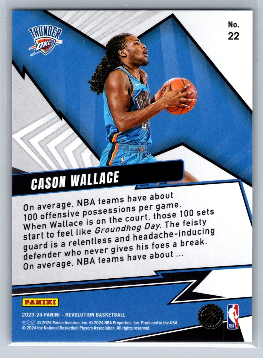 2023-24 Panini Revolution #22 Cason Wallace Shock Wave | eBay
