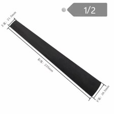 5pcs 1/2 full size violin fingerboard High quality Free Nut Ebony wood