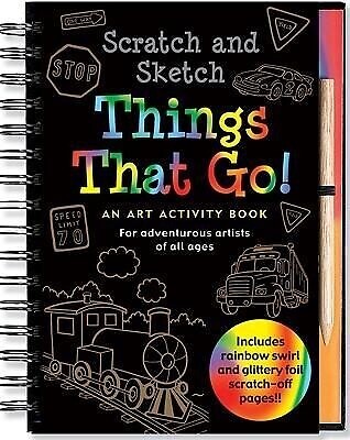Scratch & Sketch Things That Go (Trace-Along) | englisch