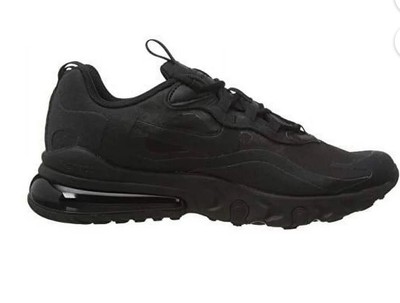 NIKE AIR MAX 270 REACT GS 'TRIPLE BLACK' (NO BOX) BQ0103-004