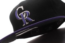 New Era Colorado Rockies MLB On Field Alternate Fitted Cap Black UV USA No Logo