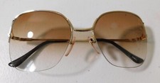 Vintage ELITE OPTICAL Nina Gold 54/18 Eyeglass Frame New Old Stock B8