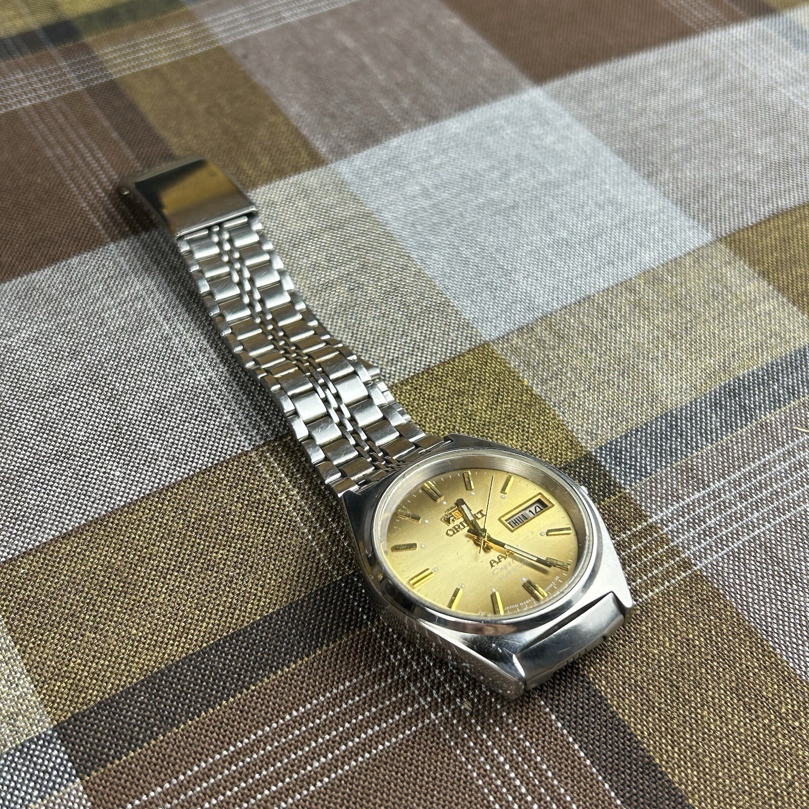 Vintage ORIENT AAA Crystal Automatic 21 jewels Wa… - image 9