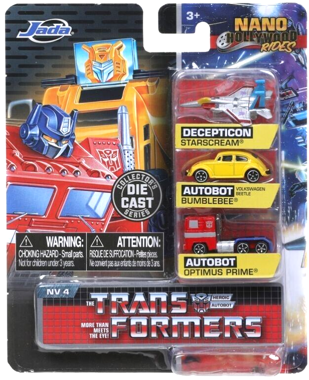 Jada Nano NV 4 Hollywood Rides Transformers - Generation 1 - BNIB