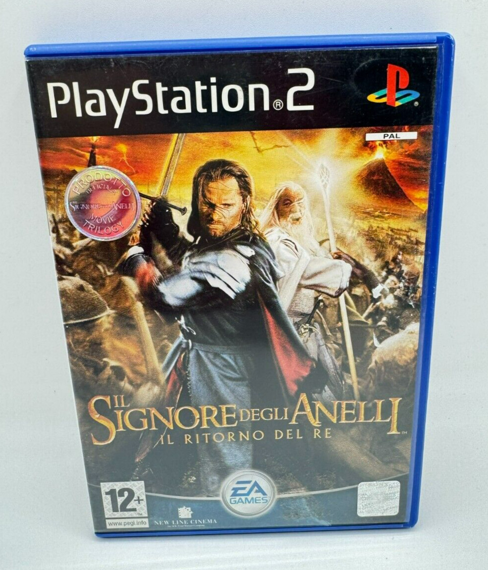 Le Seigneur Des Anneaux Le Retour Du Roi PS2 Sony Playstation 2 PAL ITA Usagé