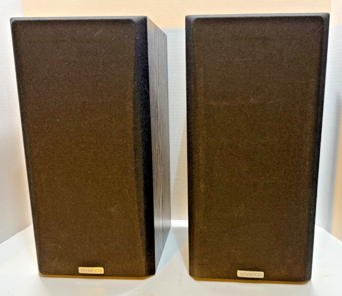 Kenwood KS 401-HT Surround Sound Front Speakers L&R Black Color