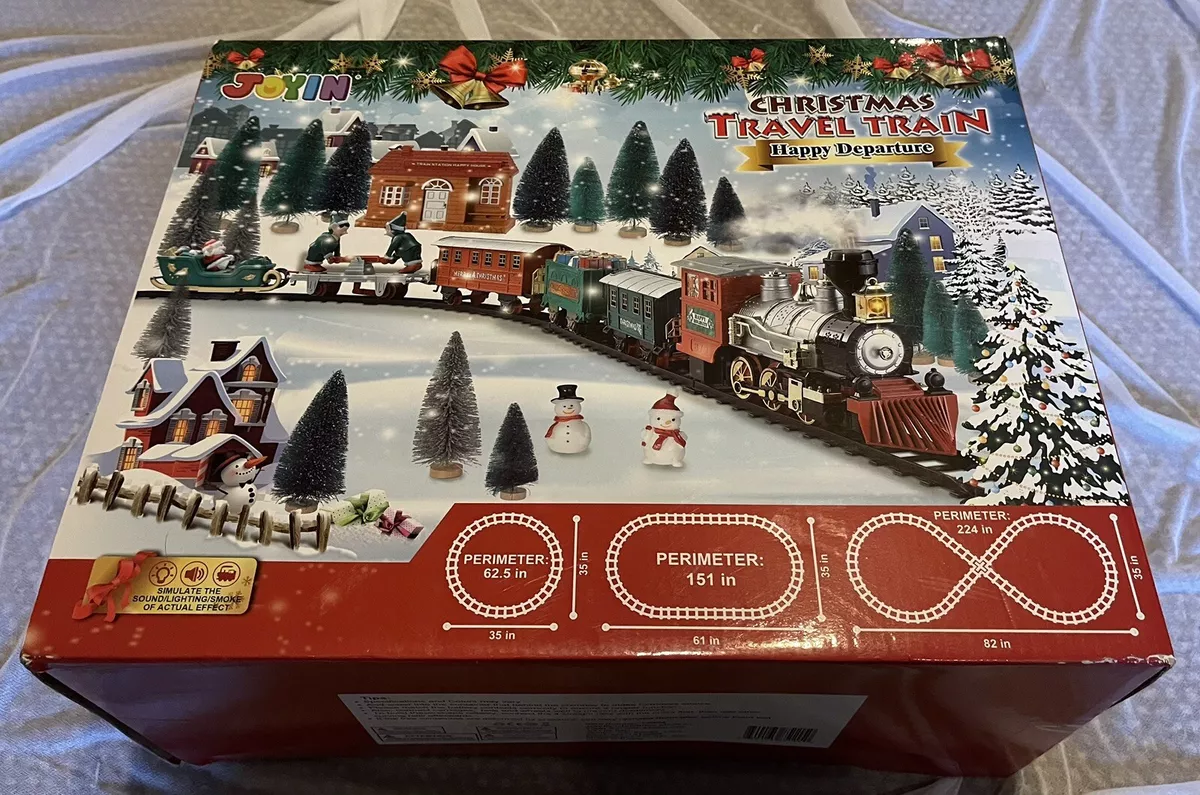 Holiday village best sale train set