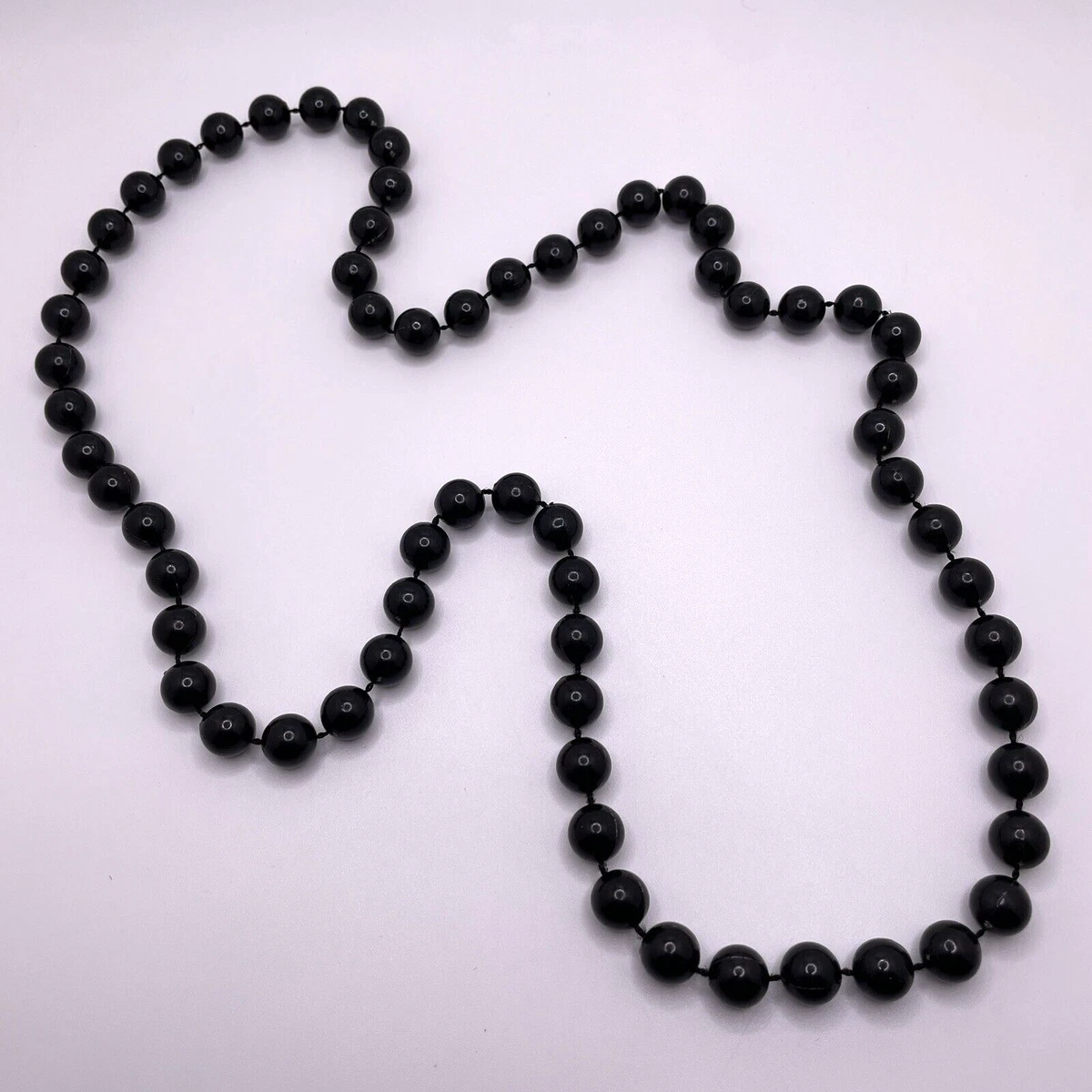 Single strand beaded necklace sale