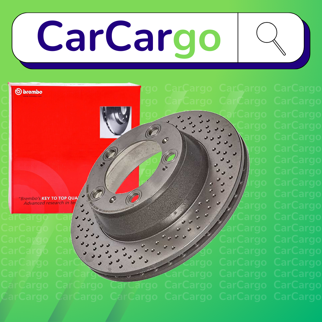 Brembo Vented Rear Brake Discs Pair For Porsche Cayman S 3.4 2005-2009 299 mm