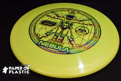 Discraft Ledgestone 2022 BIG Z NEBULA Disc Golf 176 Mid-Range Yellow NEW Rainbow