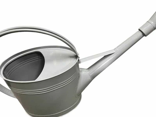 9 L Heavy Duty Painted Galvanized Watering Can Grey Color-Brand New - Picture 2 of 4
