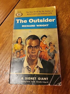 The Outsider by Richard Wright - First Printing 1954 - Signet Paperback Book