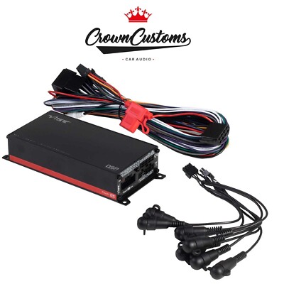 VIBE 4 CHANNEL DSP AMPLIFIER PLUG AND PLAY POWERBOX65.4-8MDSP-V3 APP CONTROL