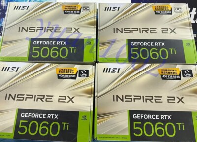 NEW MSI RTX 5060 Ti 16G INSPIRE 2X OC GDDR7 Graphics card Fast