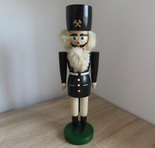 Large 18" Tall Wooden Soldier Nutcracker Figure, Christmas Festive Decoration