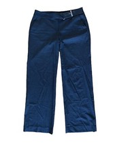 Michael Kors Wide Leg Trouser Dress Pants Charcol Gray w/Black Faux Belt Size 8