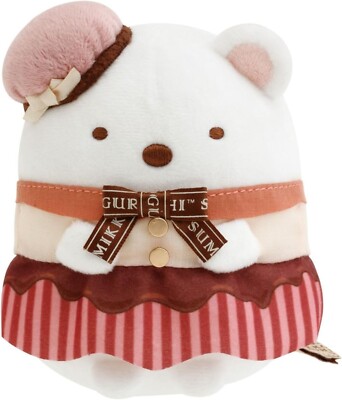 San-X Sumikko Gurashi Stofftier Cafe Sumiko Schokoladenmesse Eisbär Neu JP