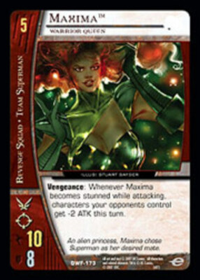 VS System: Maxima, Warrior Queen - Foil [Played] DC Worlds Finest TCG CCG Classi