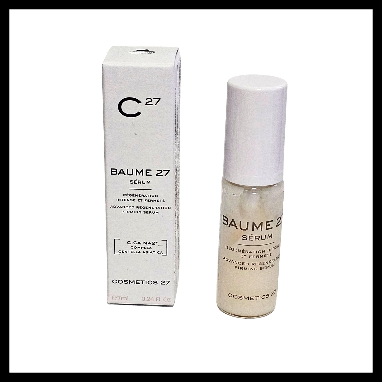 Косметика 27 Baume 27 Serum Усовершенствованная укрепляющая сыворотка 7 мл / 0,24 жидких унции для путешествий