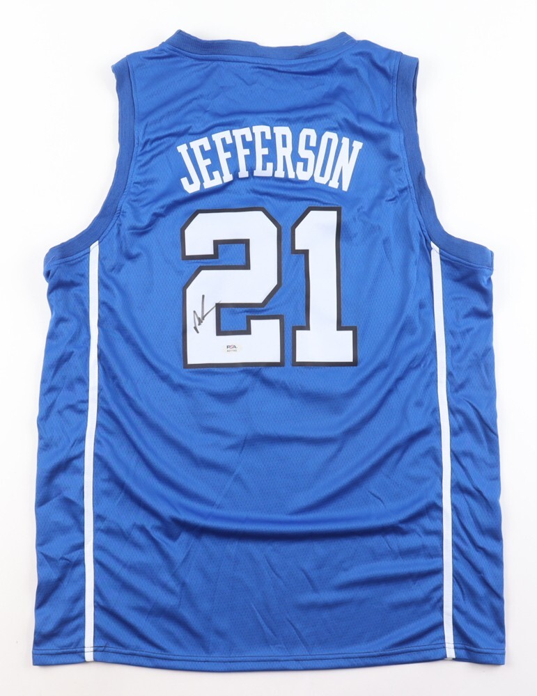 Amile Jefferson Autographed Signed Duke Blue Devils Jersey (PSA) 2015 NCAA National Champion 