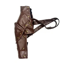 Men's One-shoulder Leather Body Chest Belt Adjustable Strap Shoulder Cover Ca...