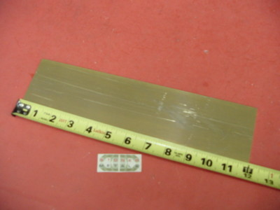 #ad 1 8quot; x 3quot; C360 BRASS FLAT BAR 12quot; long Solid .125quot; Plate Mill Stock H02 $35.55