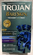 Trojan Bareskin Premium Thin Lubricated Condom - 10 Pack
