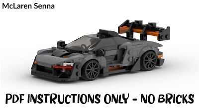 Lego MOC | McLaren Senna - Speed Champions Style instructions only