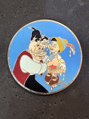 Disney Auctions Elisabete Gomes Pinocchio Figaro Geppeto Pin LE 100