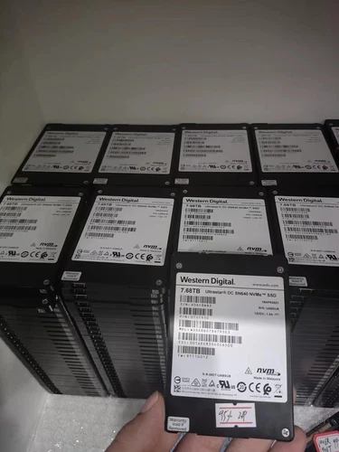 WD SN640 7.68TB NVME U.2 SSD WUS4BB076D7P3E3 OTS1930 Ultrastar Solid State Drive